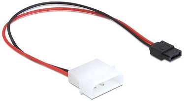 Laidas Delock MOLEX (M)->SATA (F) SATA 6 pin, Molex, 0.24 m, balta