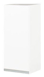 Верхний кухонный шкаф Bodzio Sandi Left 30x72x31cm Polished White