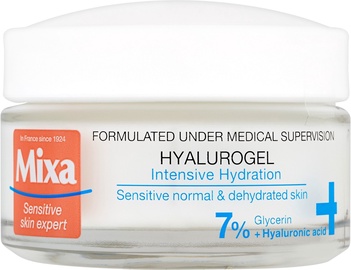 Veido kremas moterims Mixa Hyalurogel Intensive Hydration, 50 ml