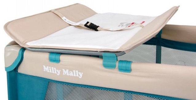 Детская кроватка Milly Mally Mirage Deluxe Khaki Cow 0466, хаки