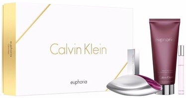 Calvin Klein Euphoria 100ml EDP + 200ml Body Lotion + 10ml EDP Roll-On