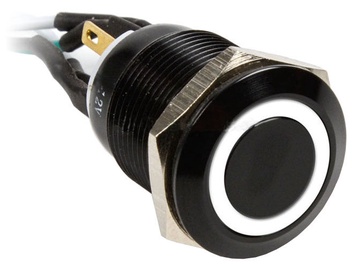 Impactics Push Button 19mm IP65 LED White