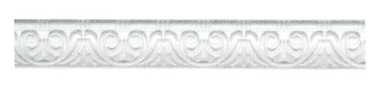 Lubų apdailos juostelės B-10, balta, 200 x 4.5 cm