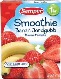 Semper Smoothie From 12 Months 200ml Banana & Strawberries