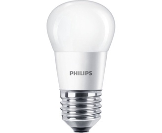 Лампочка Philips LED, P45, холодный белый, E27, 5 Вт, 450 лм