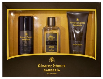 Набор для мужчин Alvarez Gomez Agua de Colonia Concentrada Barberia 3pcs Set EDP 530 ml