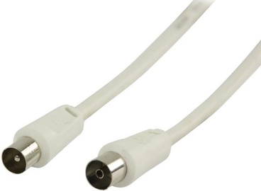 ValueLine Coaxial Cable Coax to Coax White 1.5m