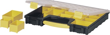 Instrumentu kaste Stanley, 415 mm x 337 mm x 54 mm, melna/dzeltena