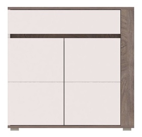 Kumode WIPMEB Ares AS3 Oak/White High Gloss, 104x40x85 cm