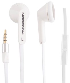 Ausinės Modecom Mc-131 Earphones w/Mic White