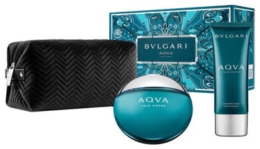 Туалетная вода Bvlgari Aqva EDT, 100 ml + Бальзам после бритья, 100 мл