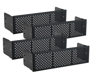 Lian Li BZ-501B Bezels w/ Vent And Dust Filter Black 4pcs