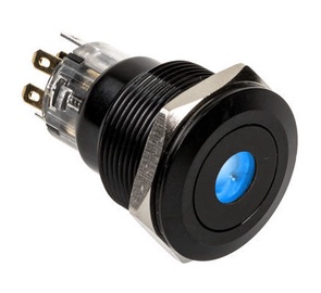 DimasTech Vandalismustaster Button Blackline Dot RGB 22mm