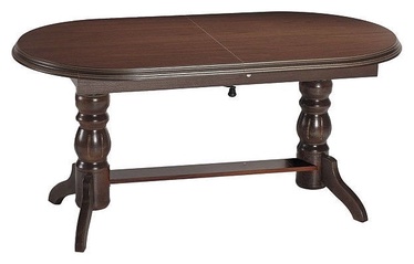 Pusdienu galds Signal Meble Classic Daniel, brūna, 1200x700x620mm