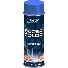 Aerosoolvärv Bostik Super Color Universal, tavaline, tumesinine (dark blue; r-5010), 0.4 l