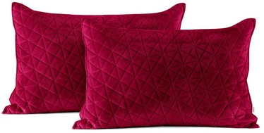 AmeliaHome Laila Pillowcase Rubin/Mauve 50x70cm 2pcs