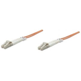Intellinet LC-LC Fiber Optic Patch Cable OM-3 1m
