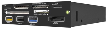 RaidSonic Icy Box 3,5'' IB-868 Card Reader w/Multiport Panel USB 3.0 eSATA