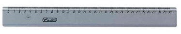 Joonlaud Herlitz Ruler, 3 cm, plastik, läbipaistev