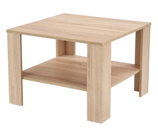 Kavos staliukas Halmar Kwadro Sonoma Oak, 700x700x530 mm