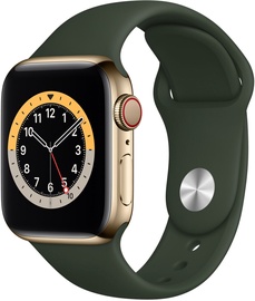 Умные часы Apple Watch Series 6 GPS LTE 40mm Stainless Steel, золотой