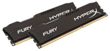 Kingston 8GB DDR3 PC14900 CL10 DIMM HyperX Fury Black Series KIT OF 2 HX318C10FBK2/8