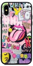 Beline Ultra Slim Back Case With Picture Under Glass For Apple iPhone X/XS Graffiti