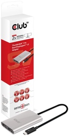 Club 3D SenseVision Thunderbolt3 To Dual Displayport1.2 Adapter