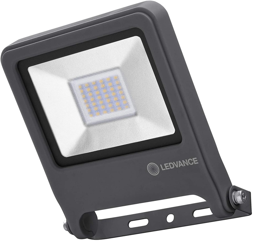 Prožektors Ledvance, 30 W, 2400 lm, 3000 °K, IP65, pelēka