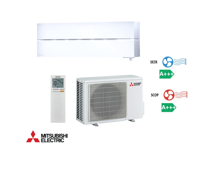 Õhukonditsioneer Mitsubishi MSZ-LN25VGW/MUZ-LN25VGHZ2, 2.5 kW / 3.2 kW
