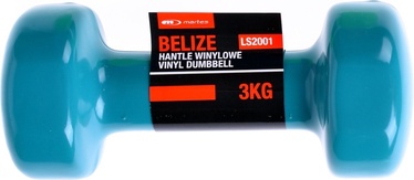 Martes Belize Vinyl Dumbbell Blue 3kg