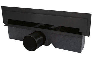 Dušas kanāls Ferro Wall Slim OLWS1-BL, 30 cm, Ø 5 cm