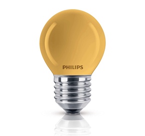 Spuldze Philips Kvēldiegu spuldze, P45, dzeltena, E27, 15 W, 240 lm