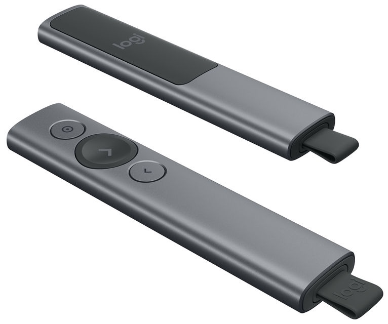Пульт для презентаций Logitech, серый