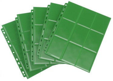 Mängukaartide ümbris Gamegenic 18-Pocket Pages Sideloading Green