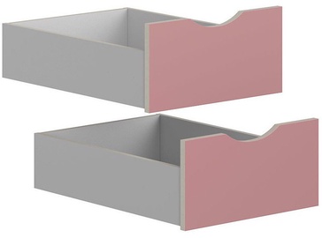 Black Red White Drawers for Stanford Cabinet Light Grey/Pink