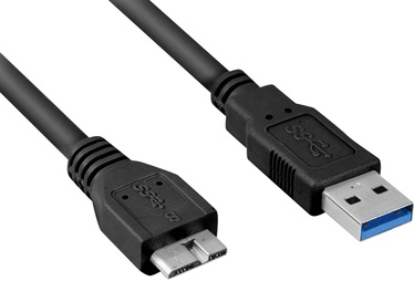 Sharkoon USB A To Micro USB B Cable 3m Black