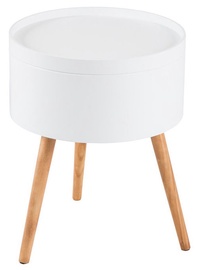 Verners Coffee Table Wood White 395729
