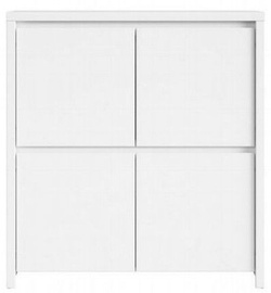 Kumode Black Red White Kaspian White, 105x40.5x112.5 cm