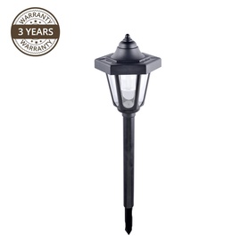 Lampa Domoletti ESL-04-1, 0.066W, 9000°K, IP44, melna