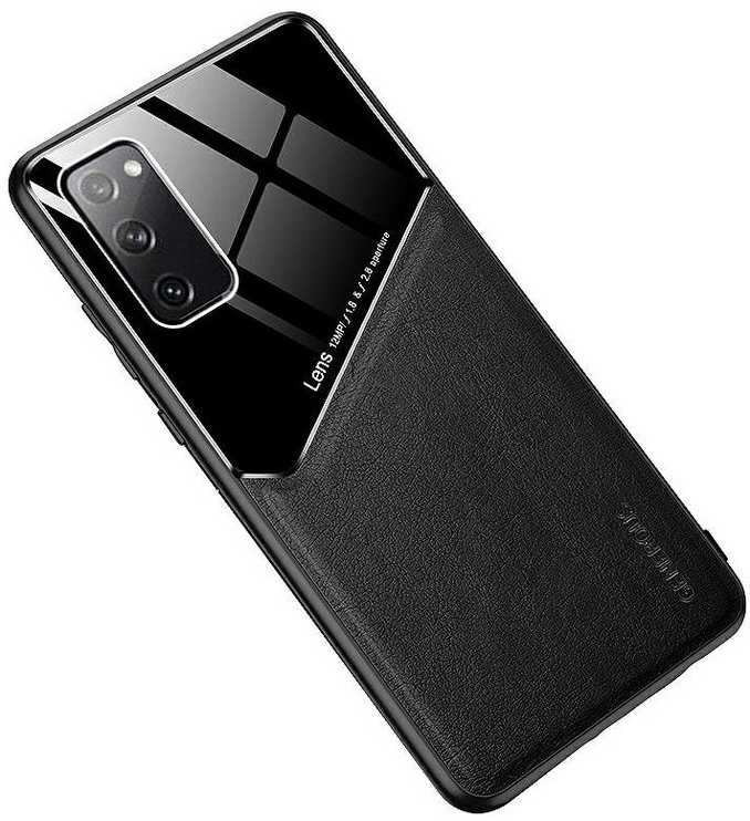 Чехол для телефона Mocco Lens Leather Back Case, Apple iPhone 12 Pro Max, черный