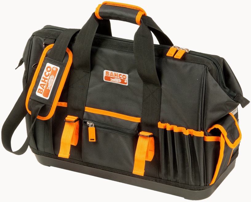 Сумка для инструментов Bahco 4750FB2-19A, 470 мм x 370 мм x 230 мм, пластик/текстиль
