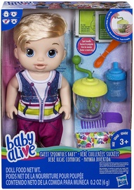 Hasbro Baby Alive Sweet Spoonfuls Blonde Baby Doll Boy E0635