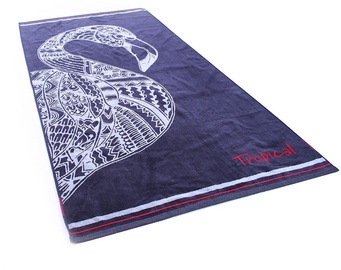 Dvielis DecoKing Navy, daudzkrāsains, 180 cm x 90 cm