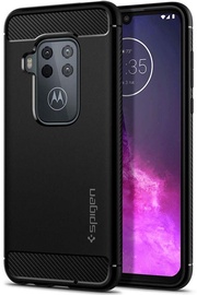 Spigen Rugged Armor Back Case For Motorola One Zoom Matte Black