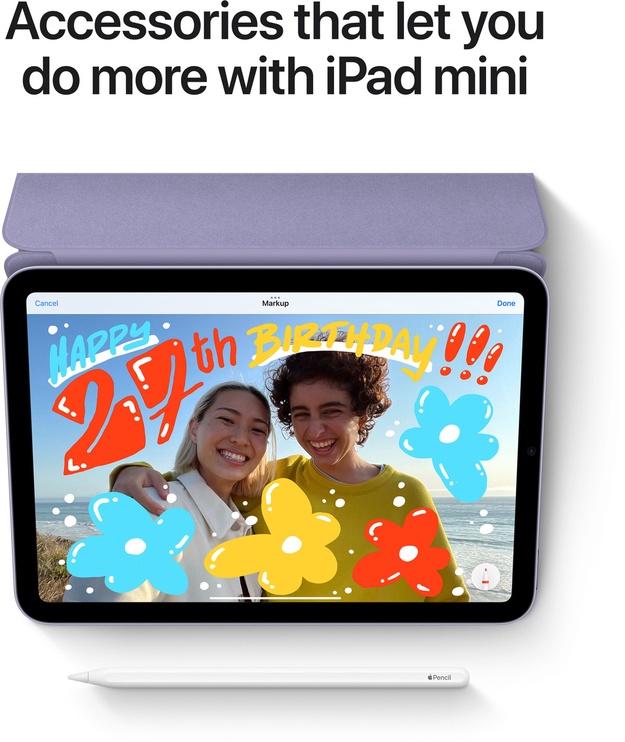 Planšetdators Apple iPad mini 6 8.3, violeta, 8.3"/64GB, 3G, 4G
