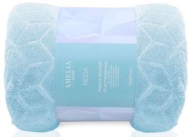 AmeliaHome Nessa Fleece Blanket Baby Blue 70x150cm