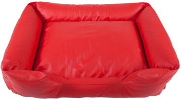 EU Dog Bed Leather Cushion 130cm Red