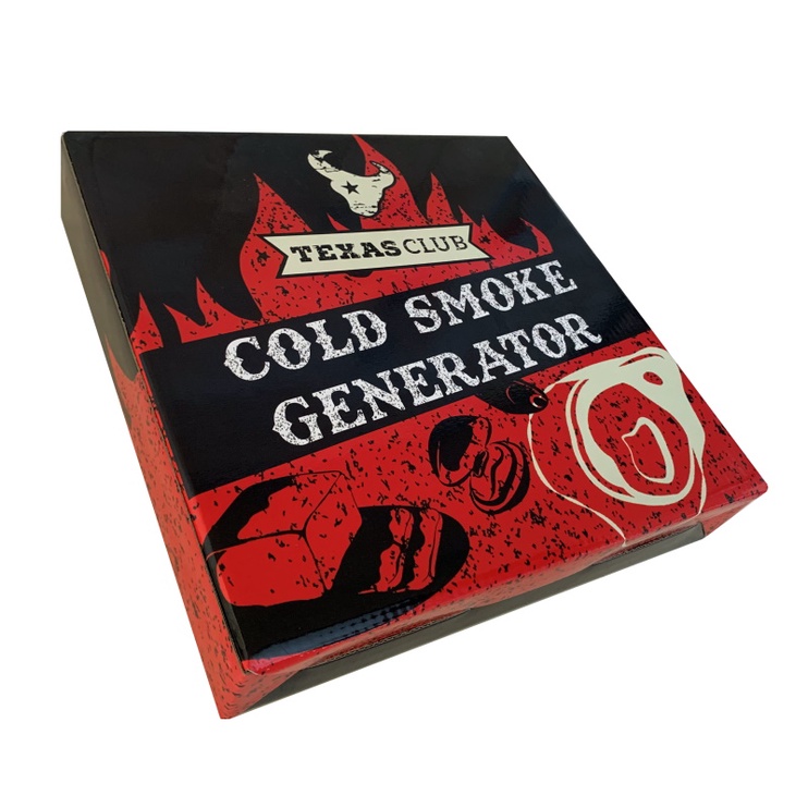 Aukstās kūpināšanas dūmu ģenerators Texas Club, 25 cm x 25 cm
