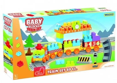 Wader Baby Block Train Set 89pcs